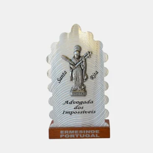 Placa devocional Santa Rita