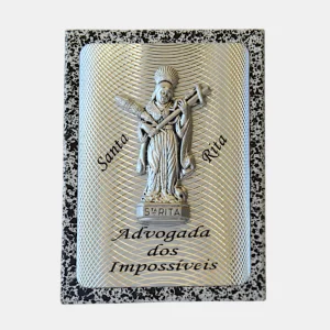 Placa devocional Santa Rita